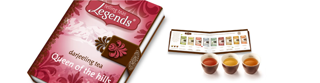 Rosens design packaging Legends tea